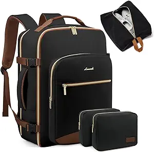 40L Large Travel Backpack for Women Men, 17 Inch Carry on Backpack for Traveling on Airplane, Personal Item Bag Airline 40L Large Travel Backpack for Women Men, 17 Inch Carry on Backpack for Traveling on Airplane, Personal Item Bag Airline